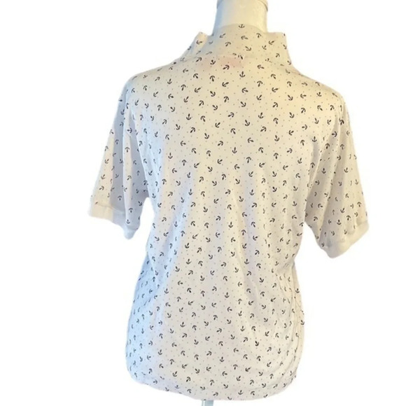 Ashley Anchor Short Sleeve Top Size Small (sm) - Picture 6 of 7